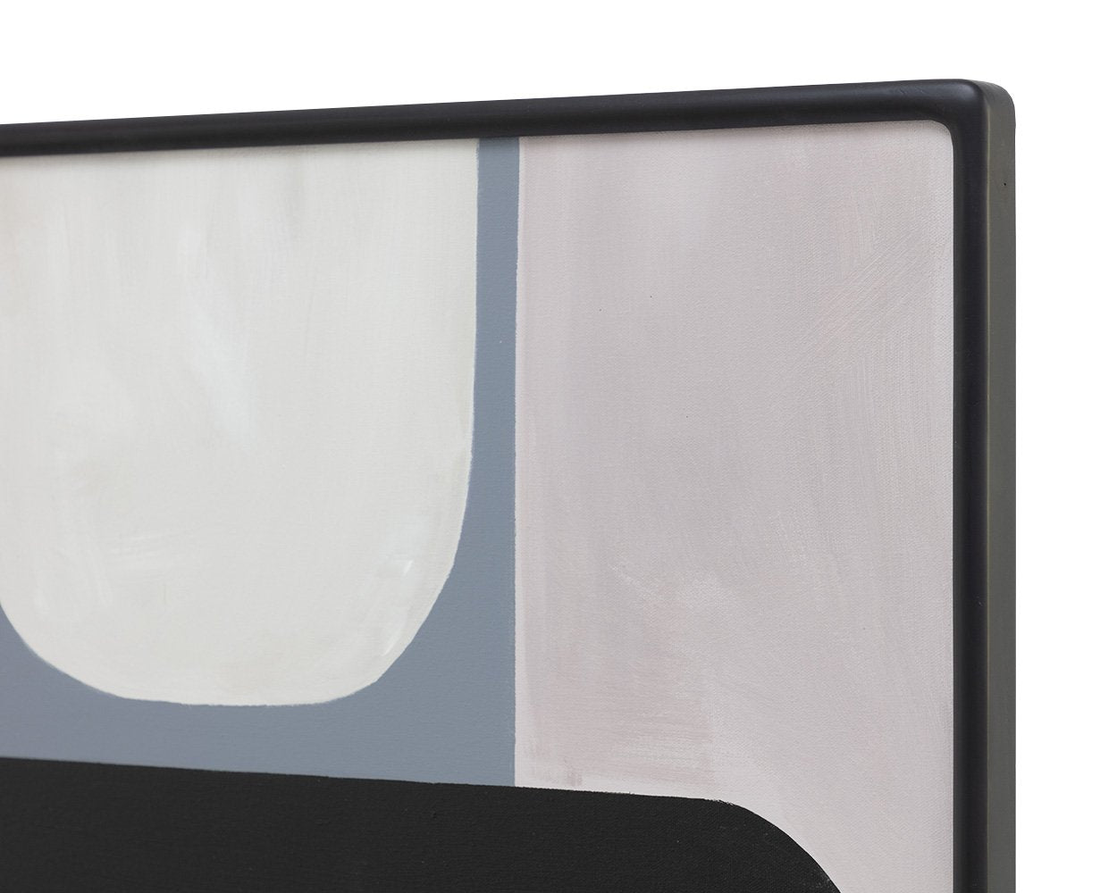 Sunpan Radical Interpretation (Set Of 3) 28" X 66" Black Floater Frame