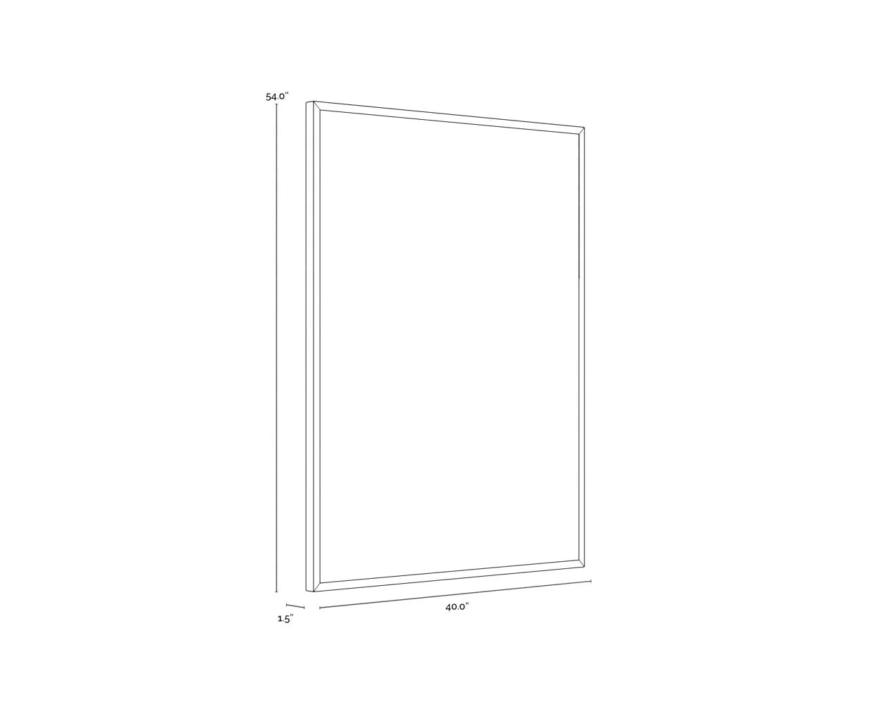 Sunpan Good Neighbours (Set Of 2) 40" X 54" Black Floater Frame