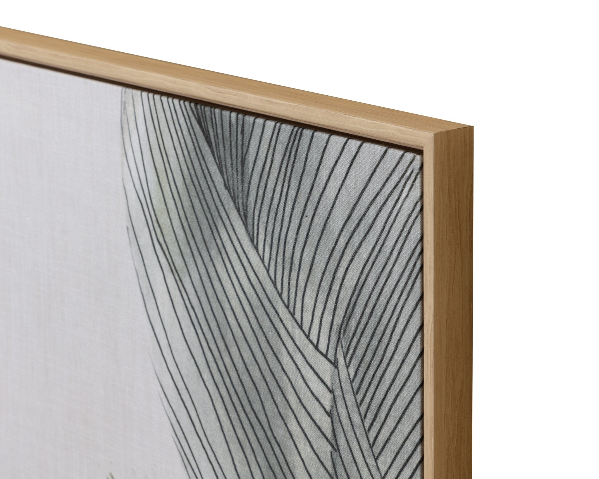 Sunpan Bloom And Flow (Set Of 2) 30" X 60" Natural Floater Frame