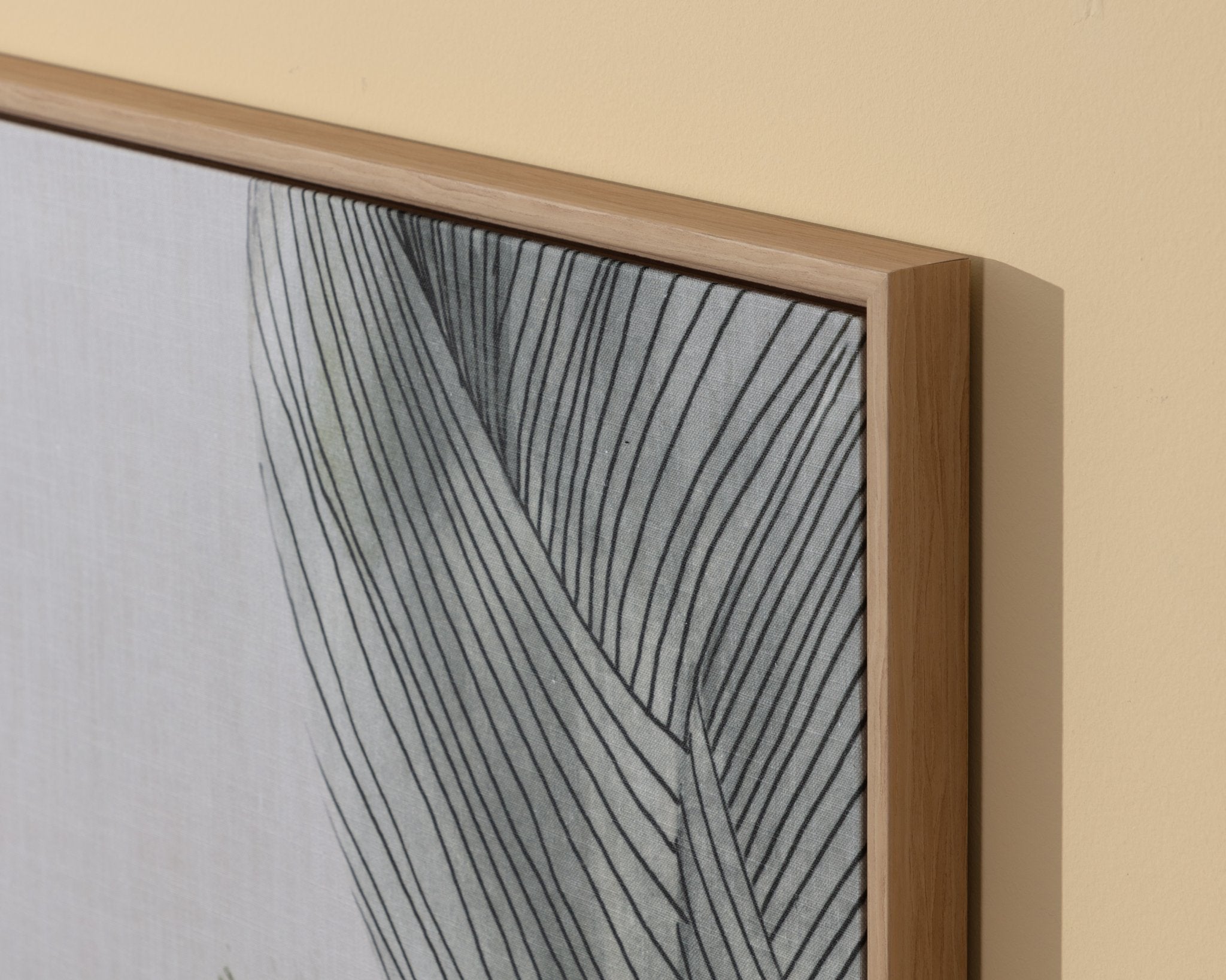 Sunpan Bloom And Flow (Set Of 2) 30" X 60" Natural Floater Frame