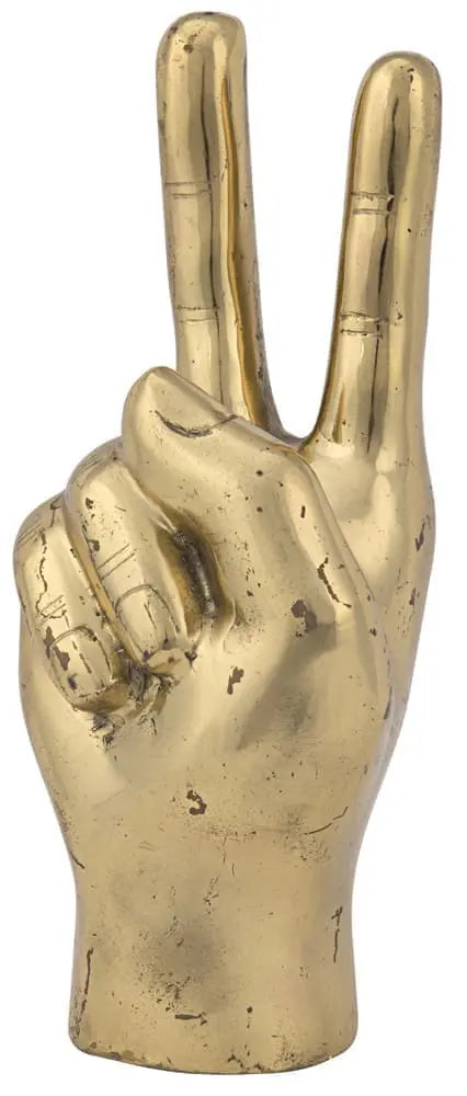 Noir Peace Sign, Brass