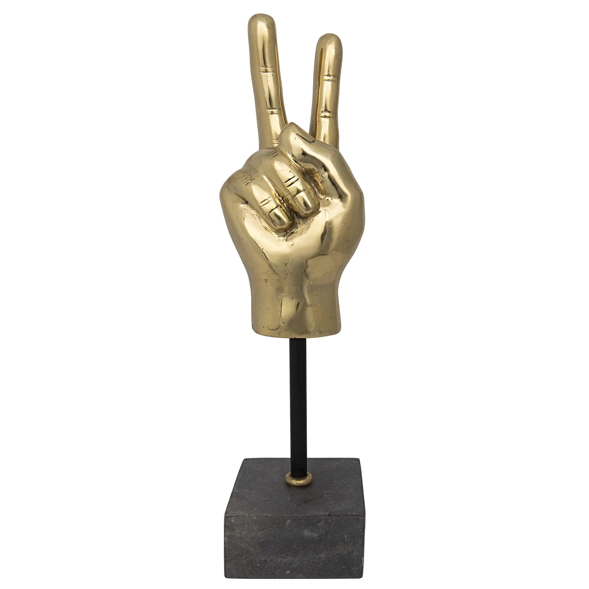 Noir Peace Sign On Stand