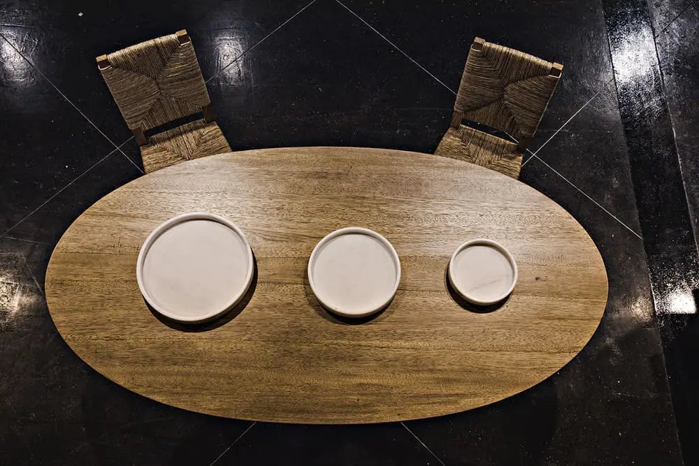Noir 16" Round Tray