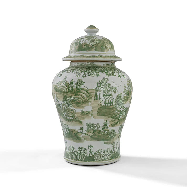 Port 68 Green Willow Jar