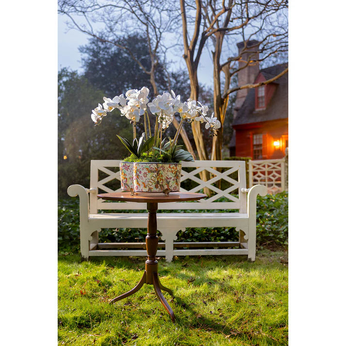 Port 68 Tobacco Leaf Quatrefoil Planter