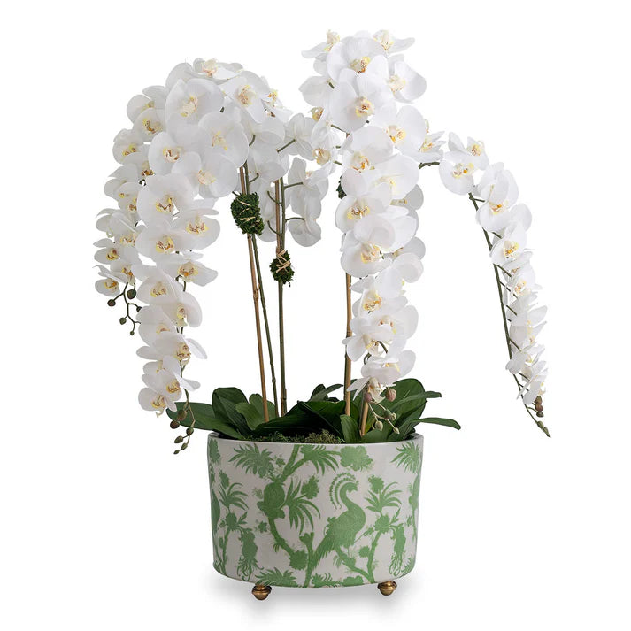 Port 68 Balinese Peacock Center Basin Green