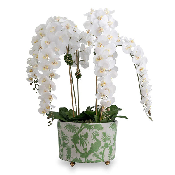 Port 68 Balinese Peacock Center Basin Green