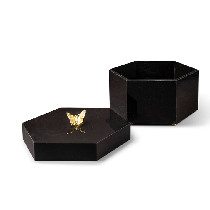 Port 68 Venetian Hex Box Oynx
