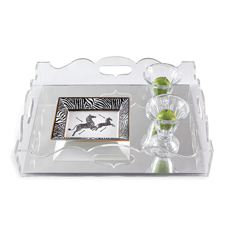 Port 68 Queen Anne Lucite Tray