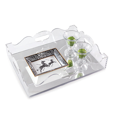 Port 68 Queen Anne Lucite Tray