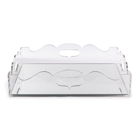 Port 68 Queen Anne Lucite Tray