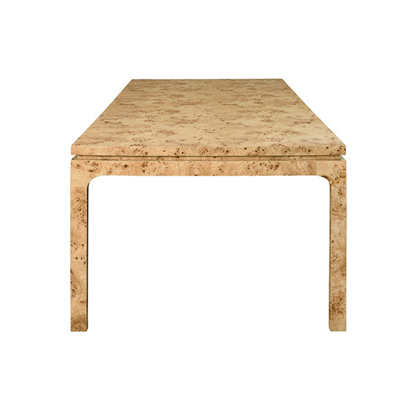 Worlds Away Adams Burl Wood Dining Table