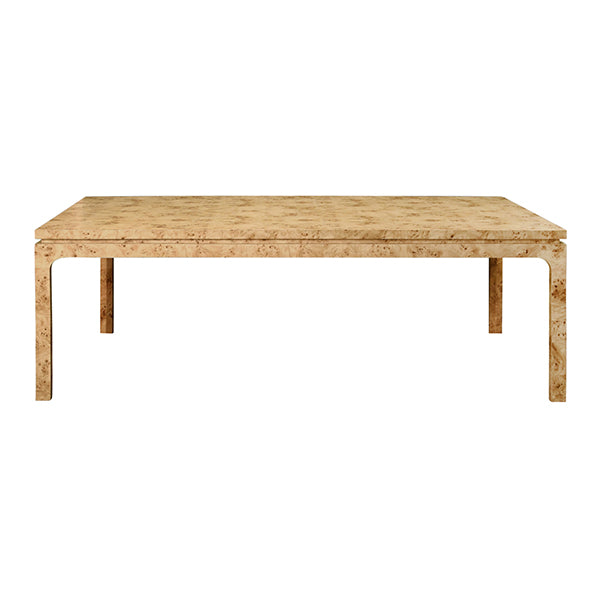 Worlds Away Adams Burl Wood Dining Table