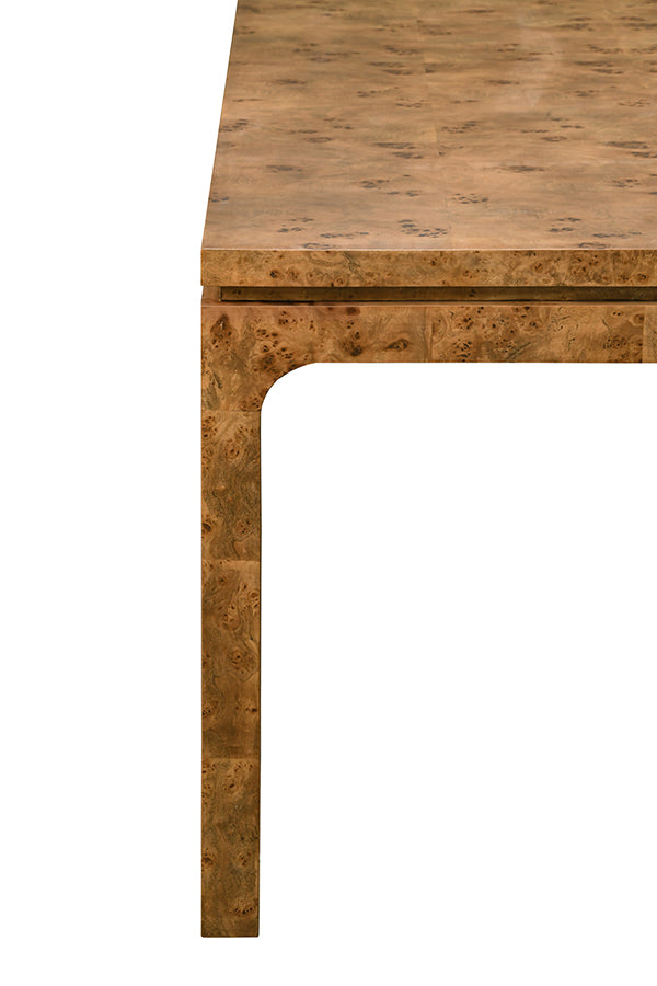 Worlds Away Adams Burl Wood Dining Table