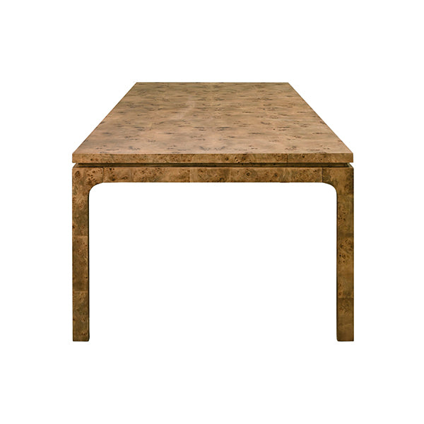 Worlds Away Adams Burl Wood Dining Table