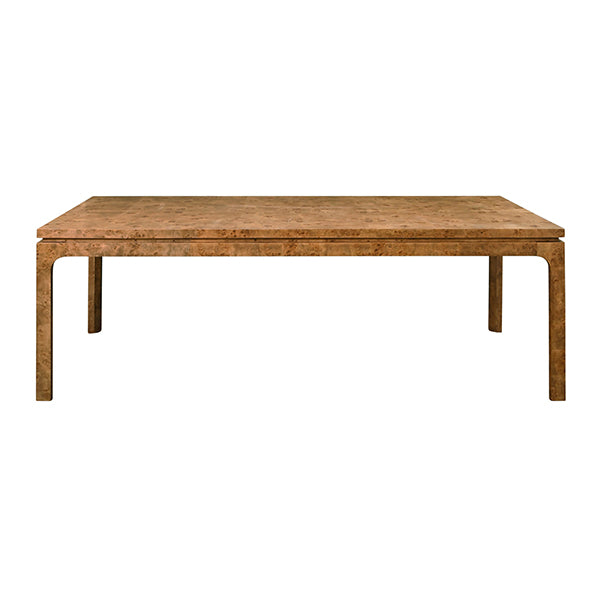 Worlds Away Adams Burl Wood Dining Table