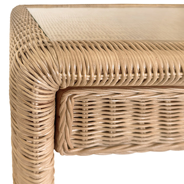 Worlds Away Adrien Rattan Desk