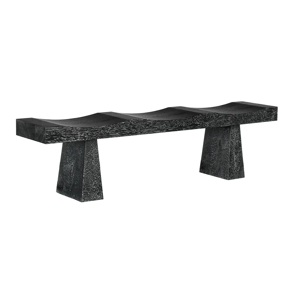 Noir Shibumi Bench, Black Walnut
