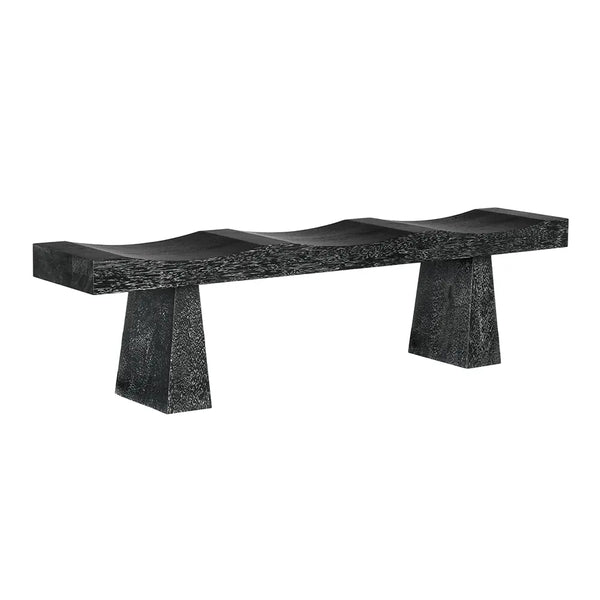 Noir Shibumi Bench, Black Walnut