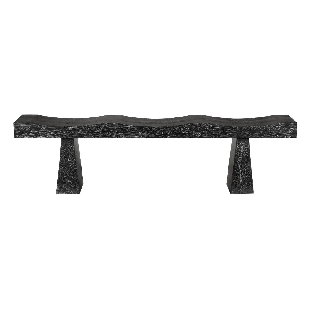 Noir Shibumi Bench, Black Walnut