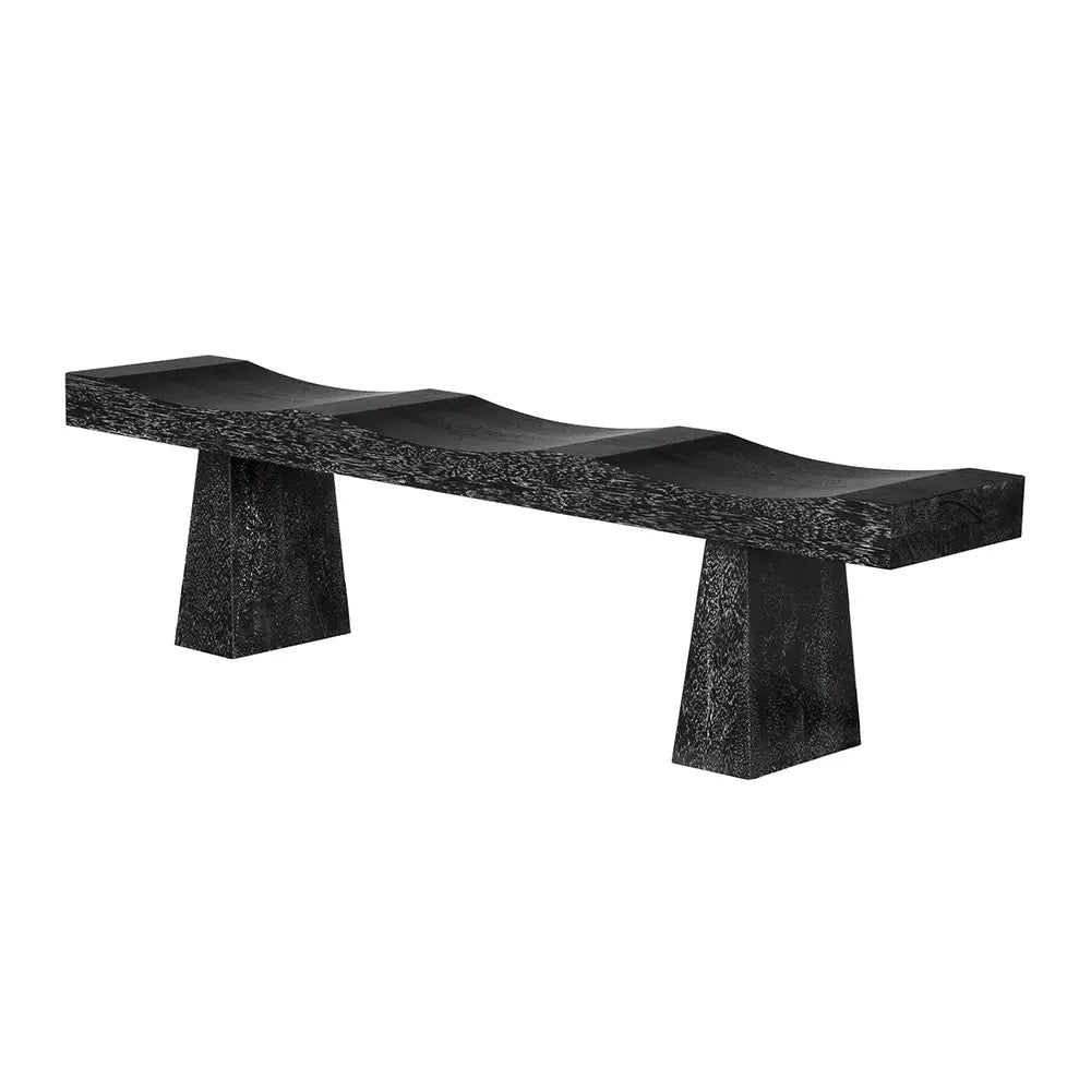 Noir Shibumi Bench, Black Walnut