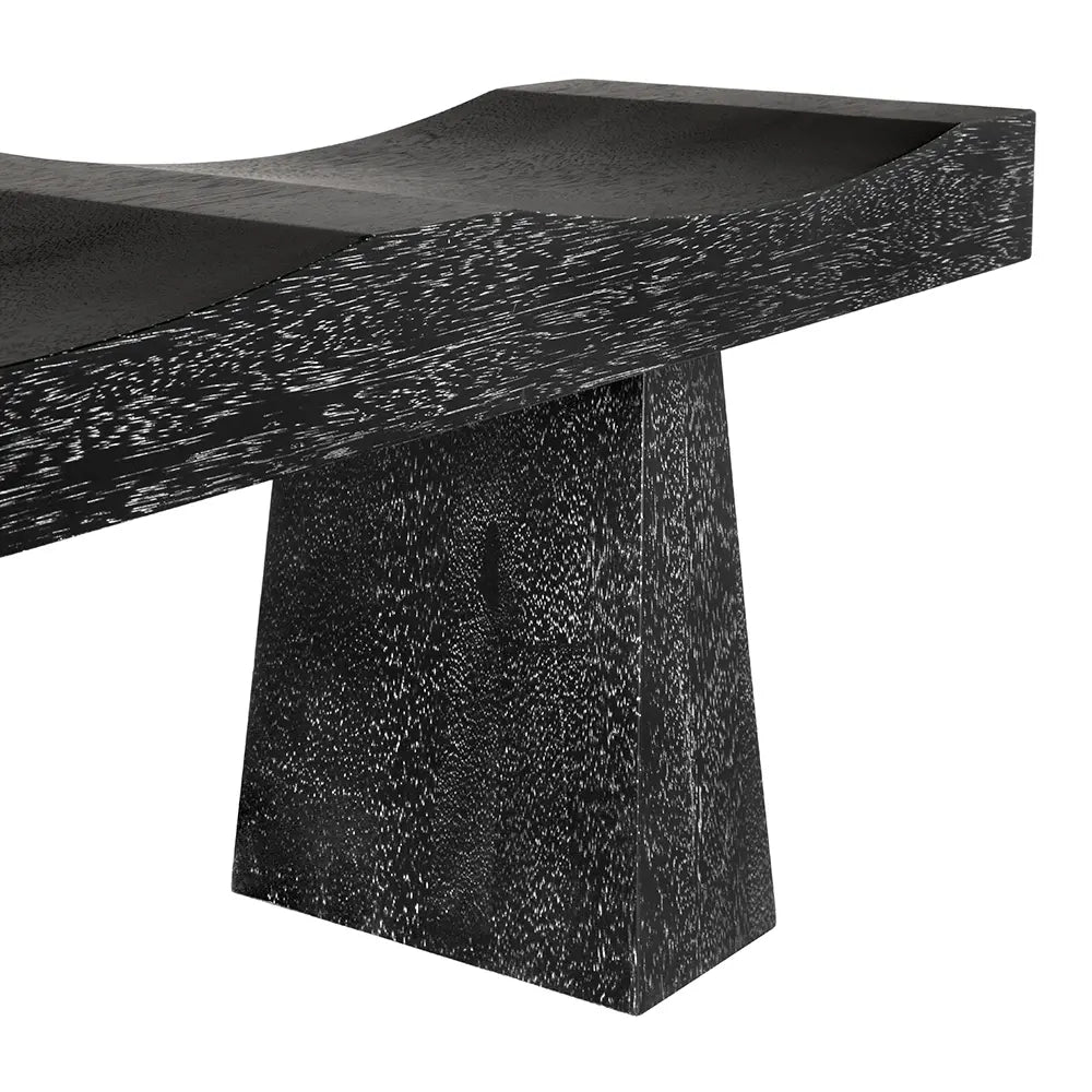 Noir Shibumi Bench, Black Walnut
