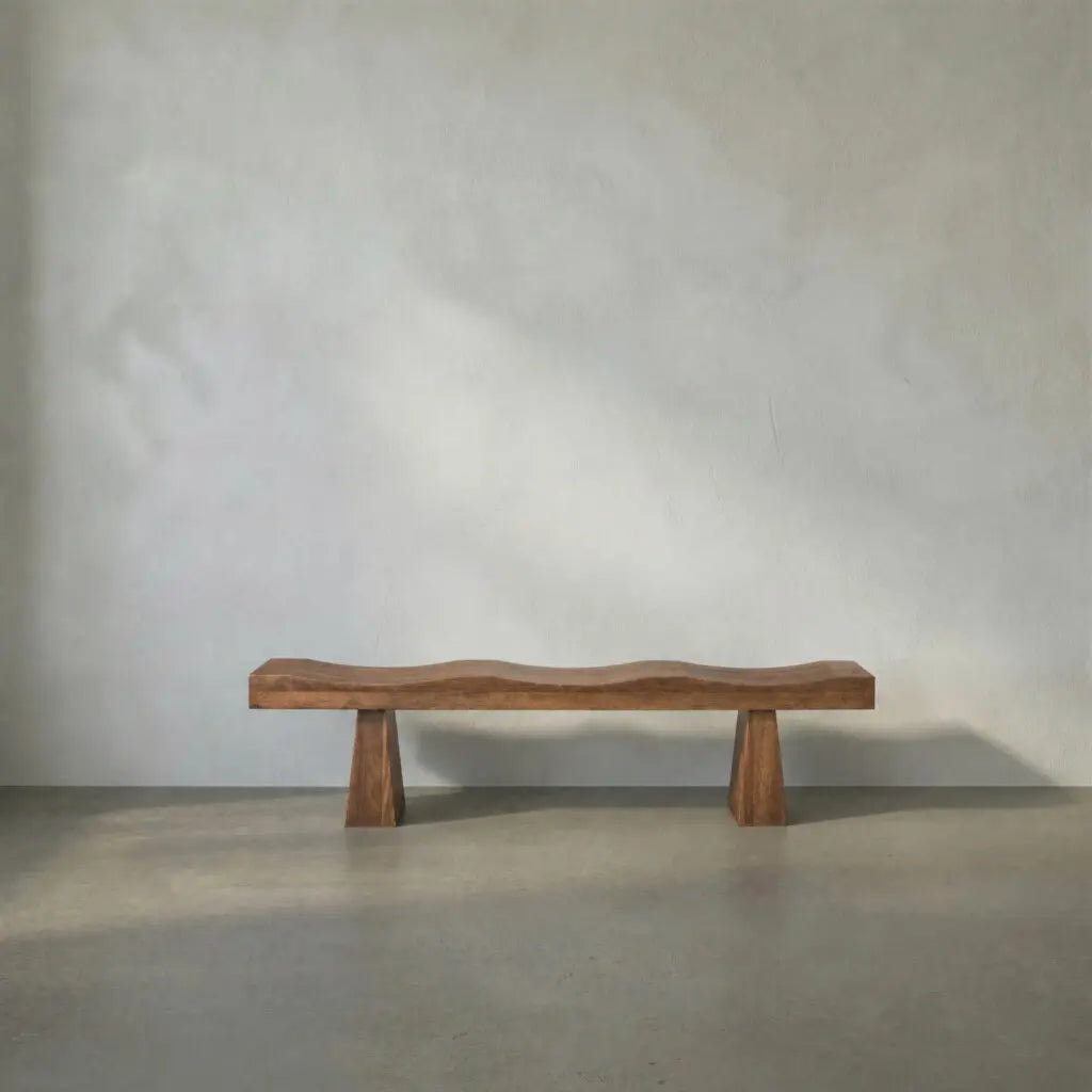 Noir Shibumi Bench, Dark Walnut