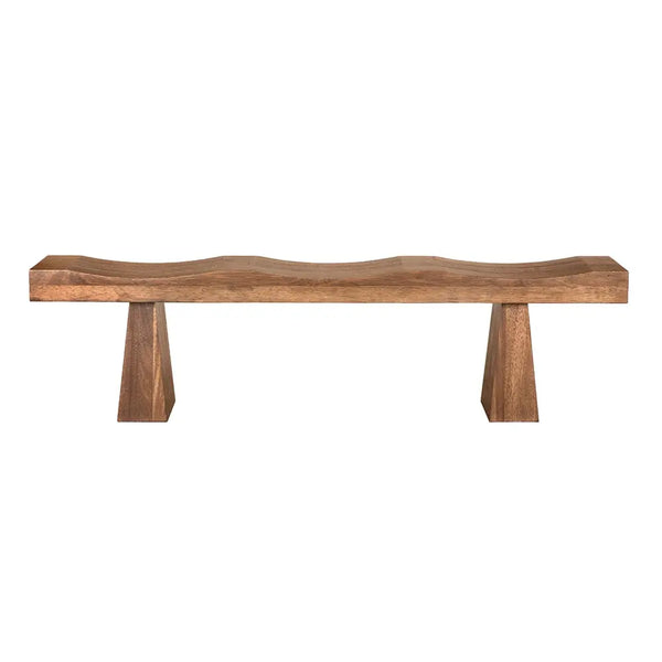 Noir Shibumi Bench, Dark Walnut