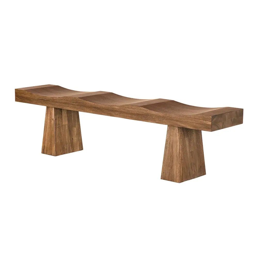 Noir Shibumi Bench, Dark Walnut