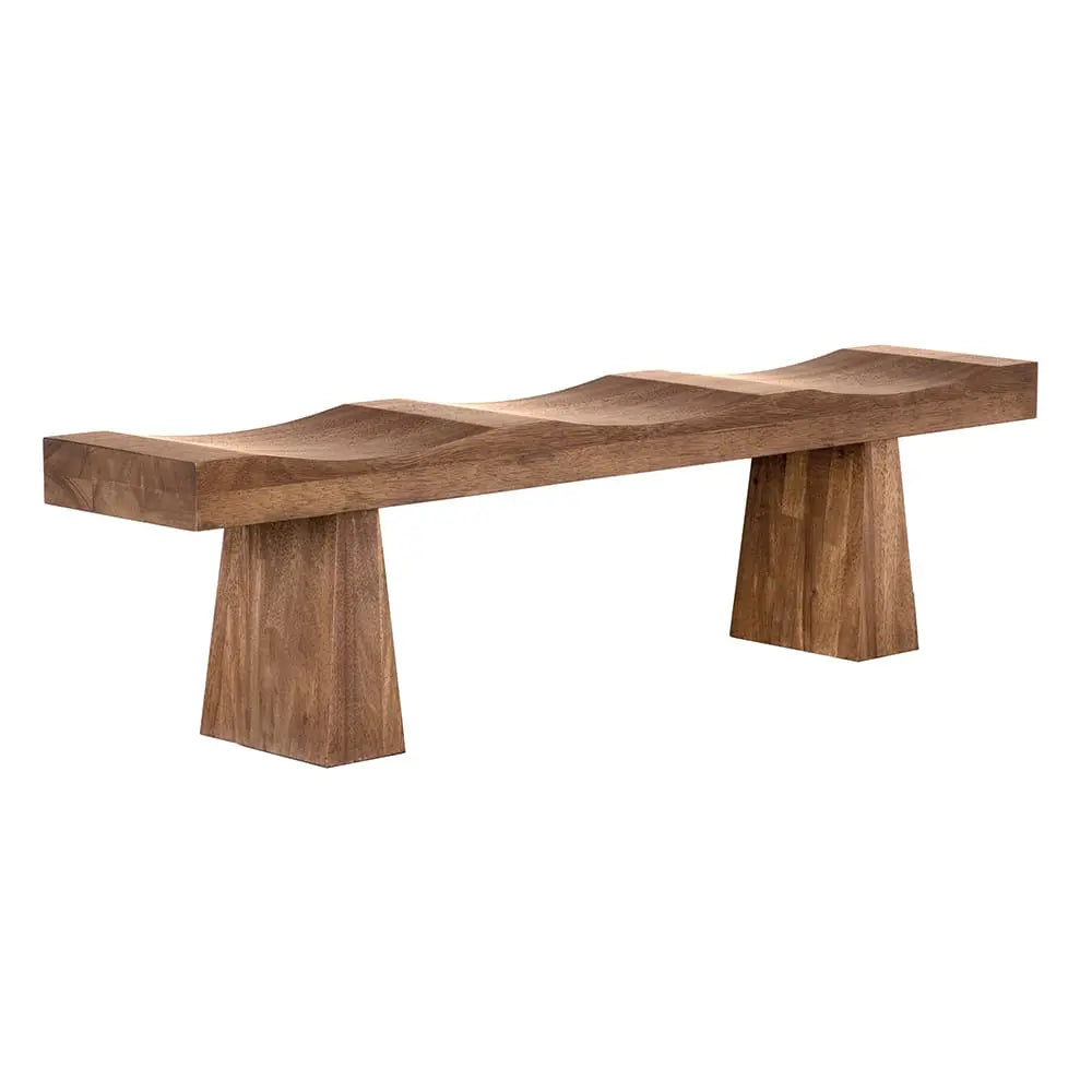 Noir Shibumi Bench, Dark Walnut