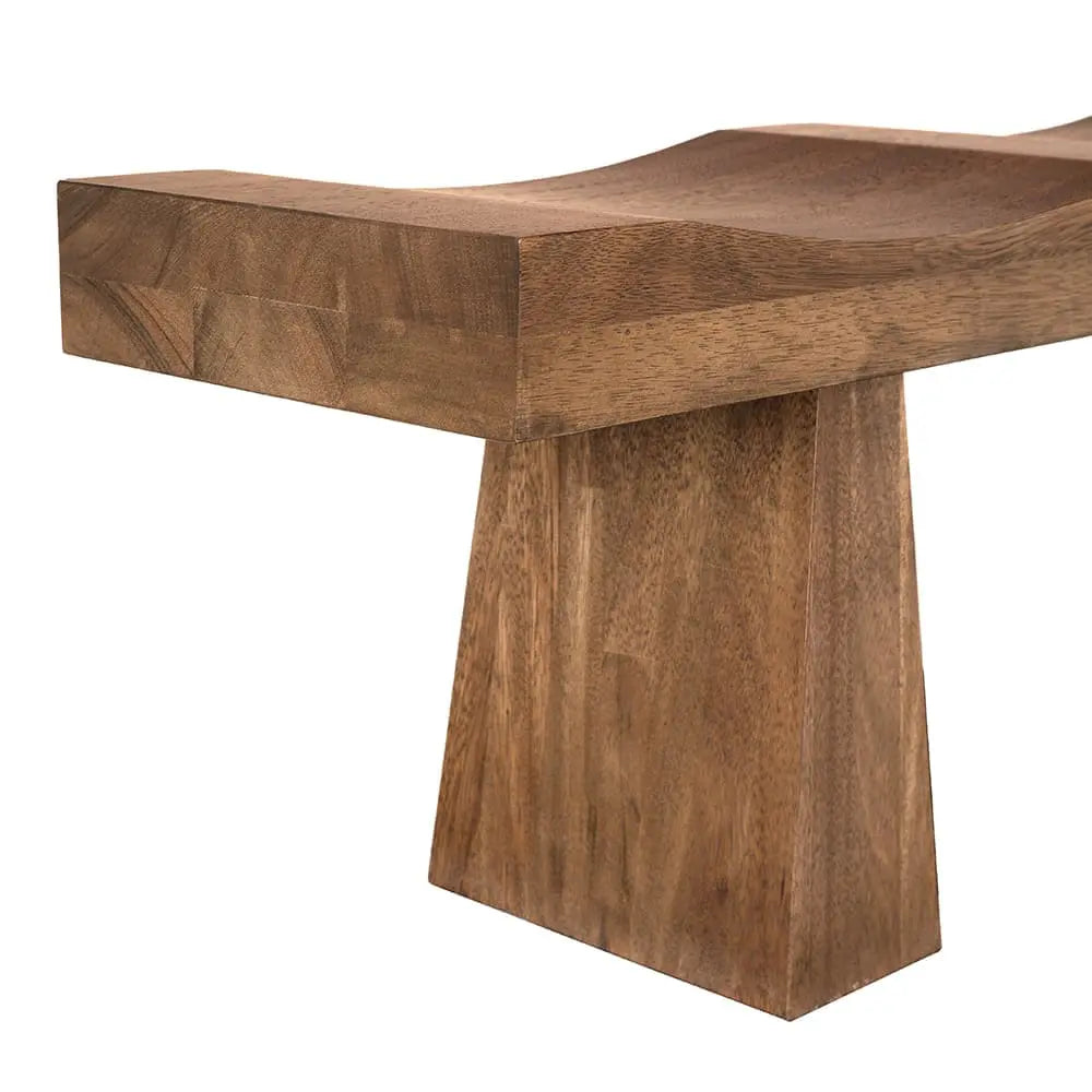 Noir Shibumi Bench, Dark Walnut