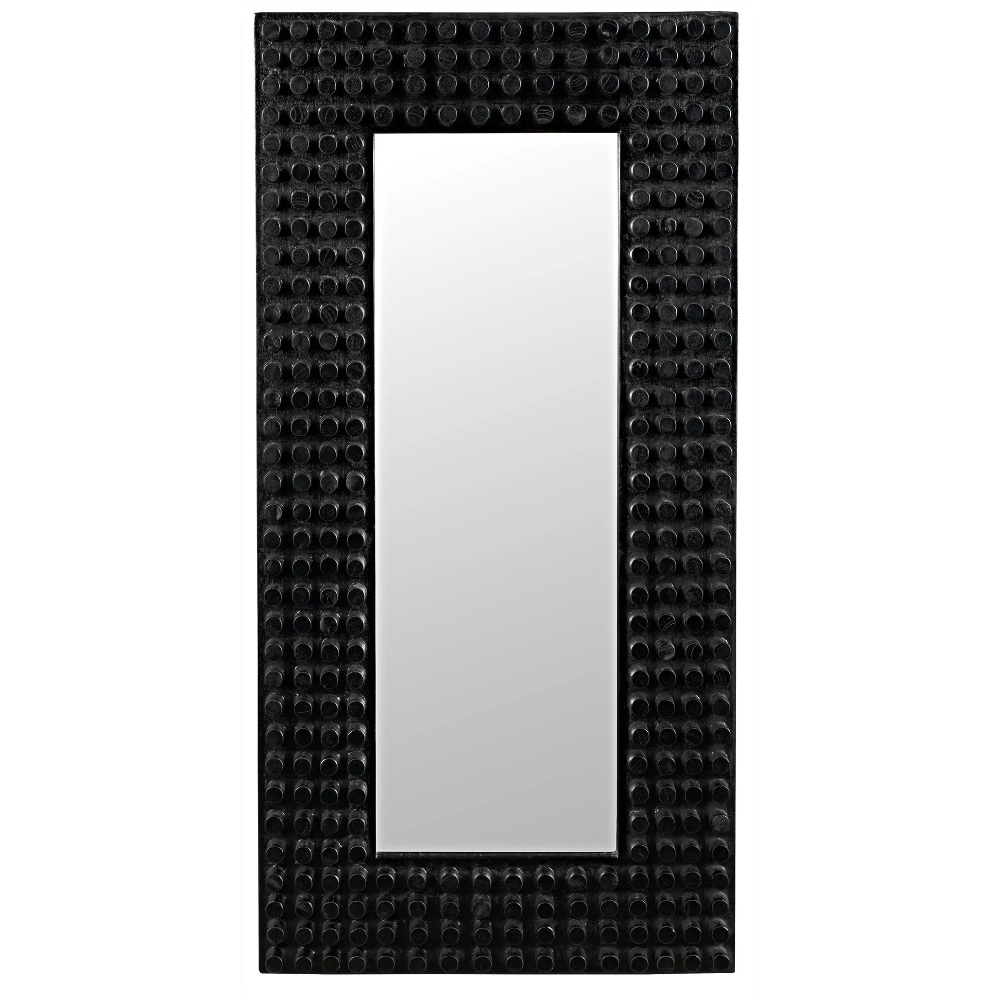 Noir Faustus Mirror, Charcoal Black