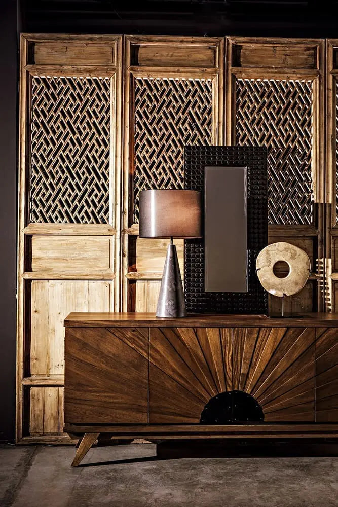 Noir Faustus Mirror, Charcoal Black
