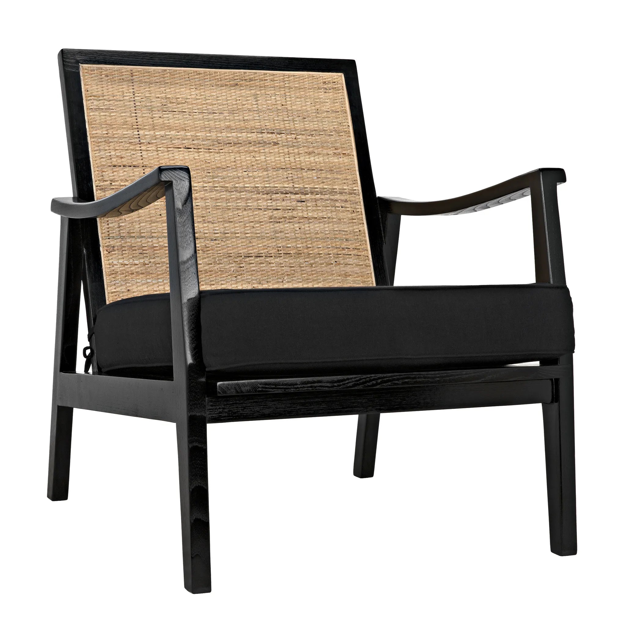 Noir Lichtenstein Chair, Charcoal Black