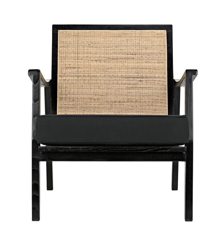 Noir Lichtenstein Chair, Charcoal Black