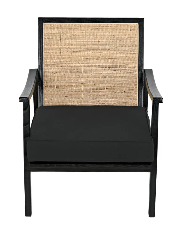 Noir Lichtenstein Chair, Charcoal Black