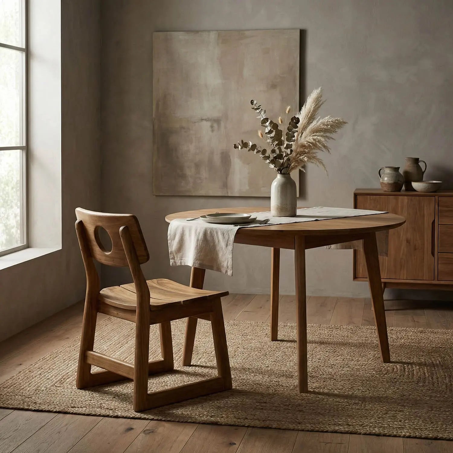 Noir Buraco Chair, Teak