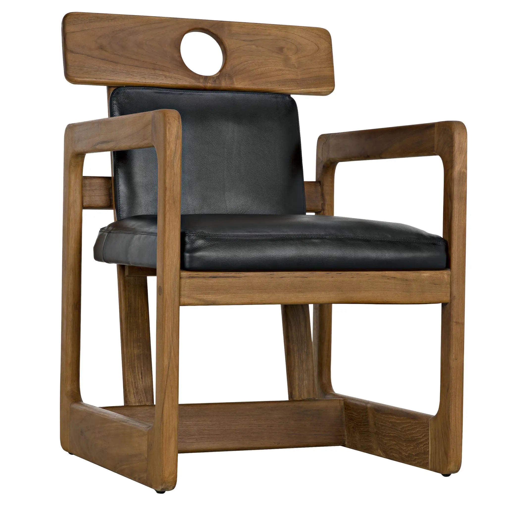 Noir Buraco Arm Chair, Teak
