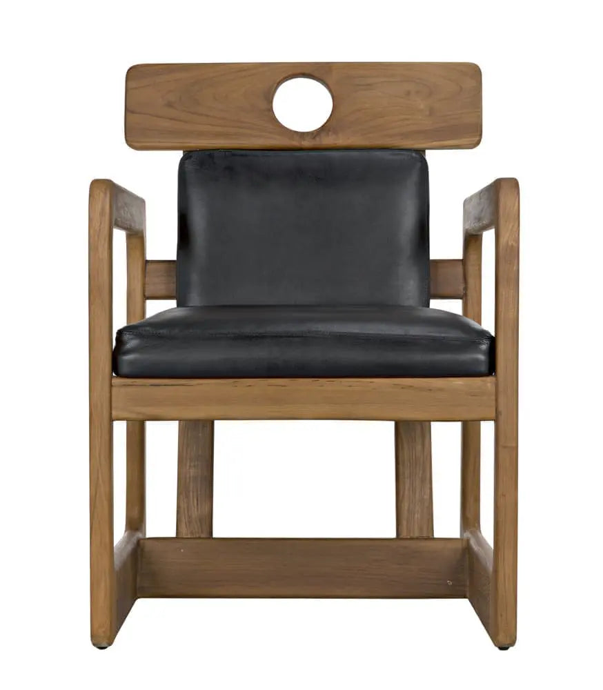 Noir Buraco Arm Chair, Teak