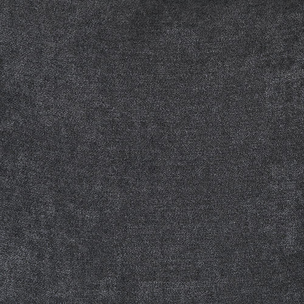 Noir Valerie Chair With Grey Fabric