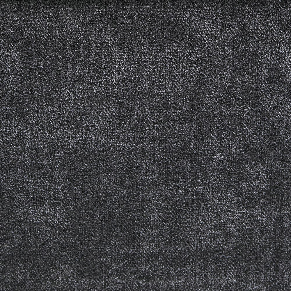 Noir Vittorio Chair With Grey Fabric