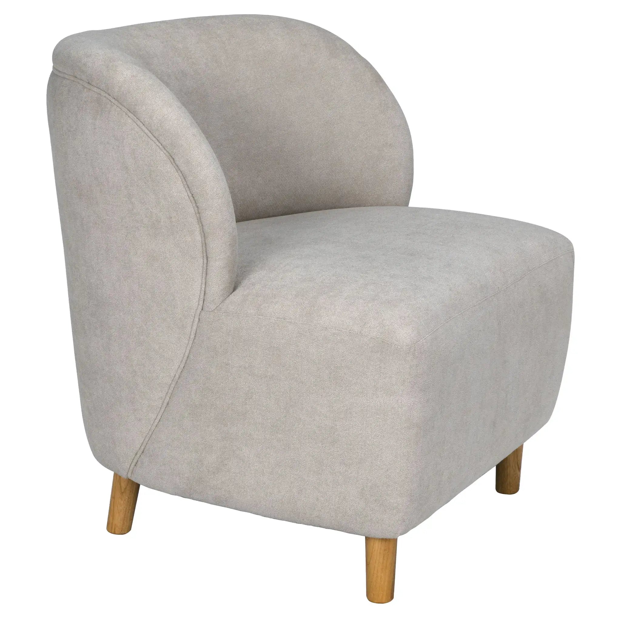 Noir Laffont Chair With Wheat Fabric