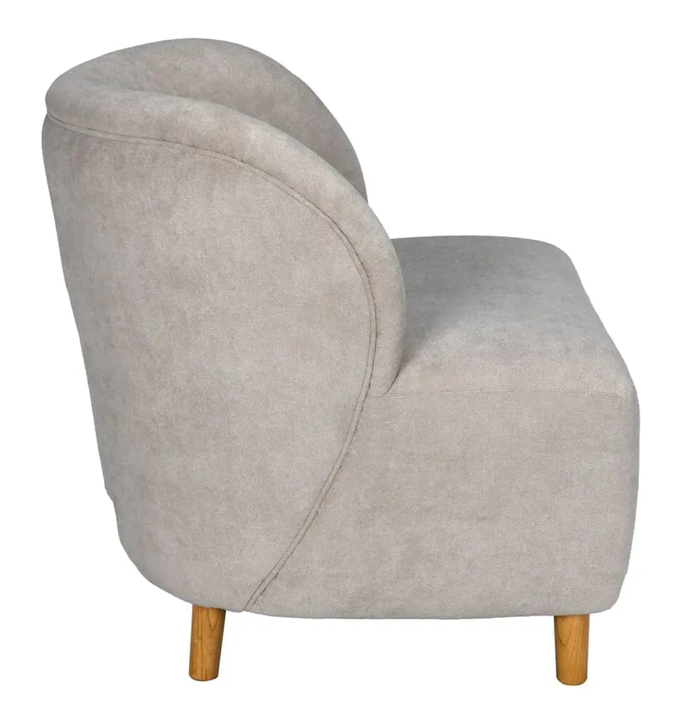 Noir Laffont Chair With Wheat Fabric
