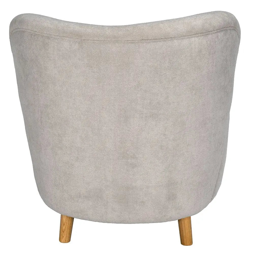 Noir Laffont Chair With Wheat Fabric