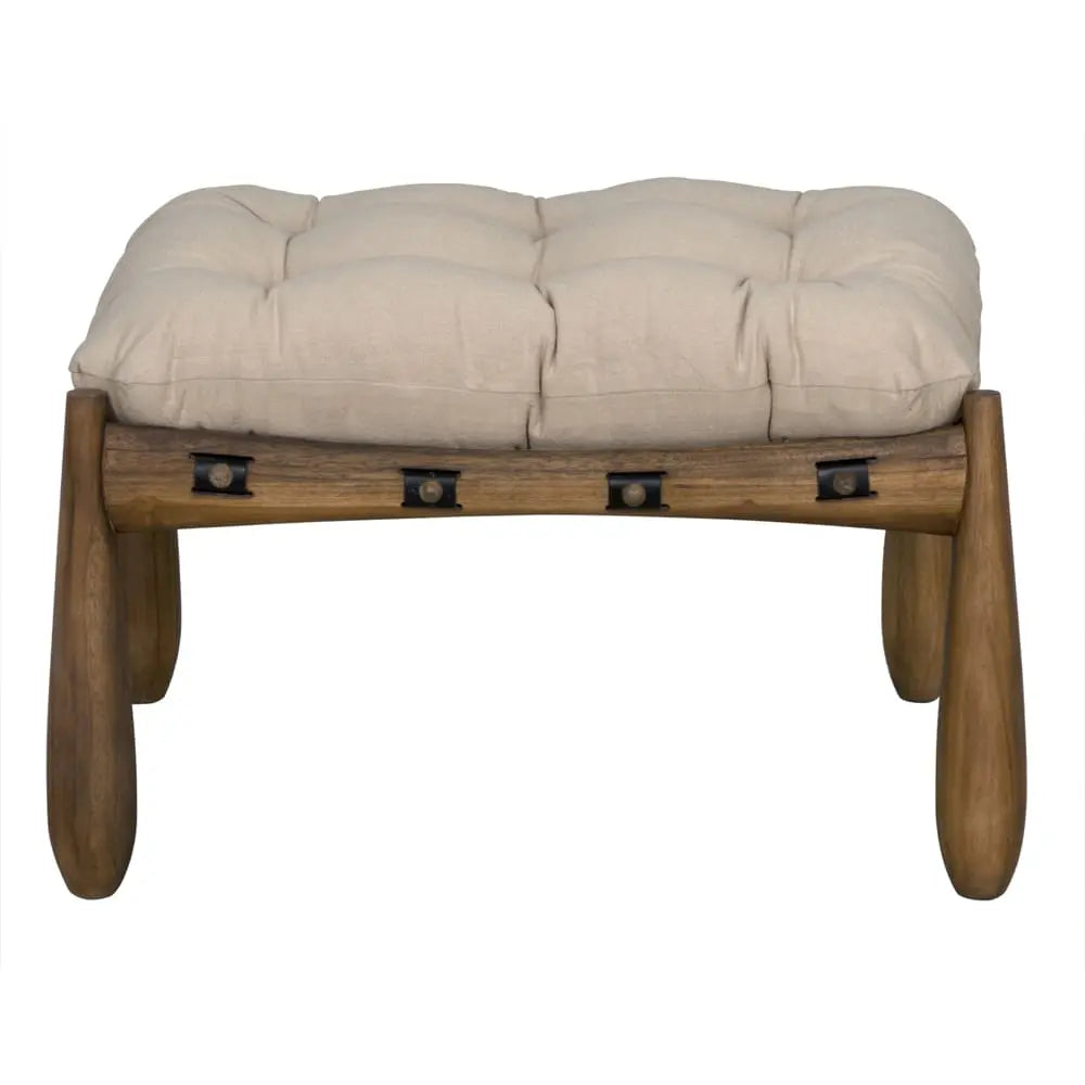 Noir Dante Stool With C Fc Upholstery