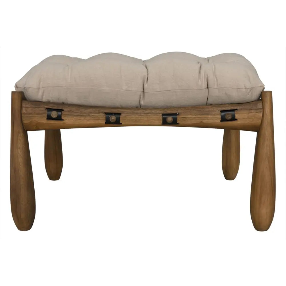 Noir Dante Stool With C Fc Upholstery