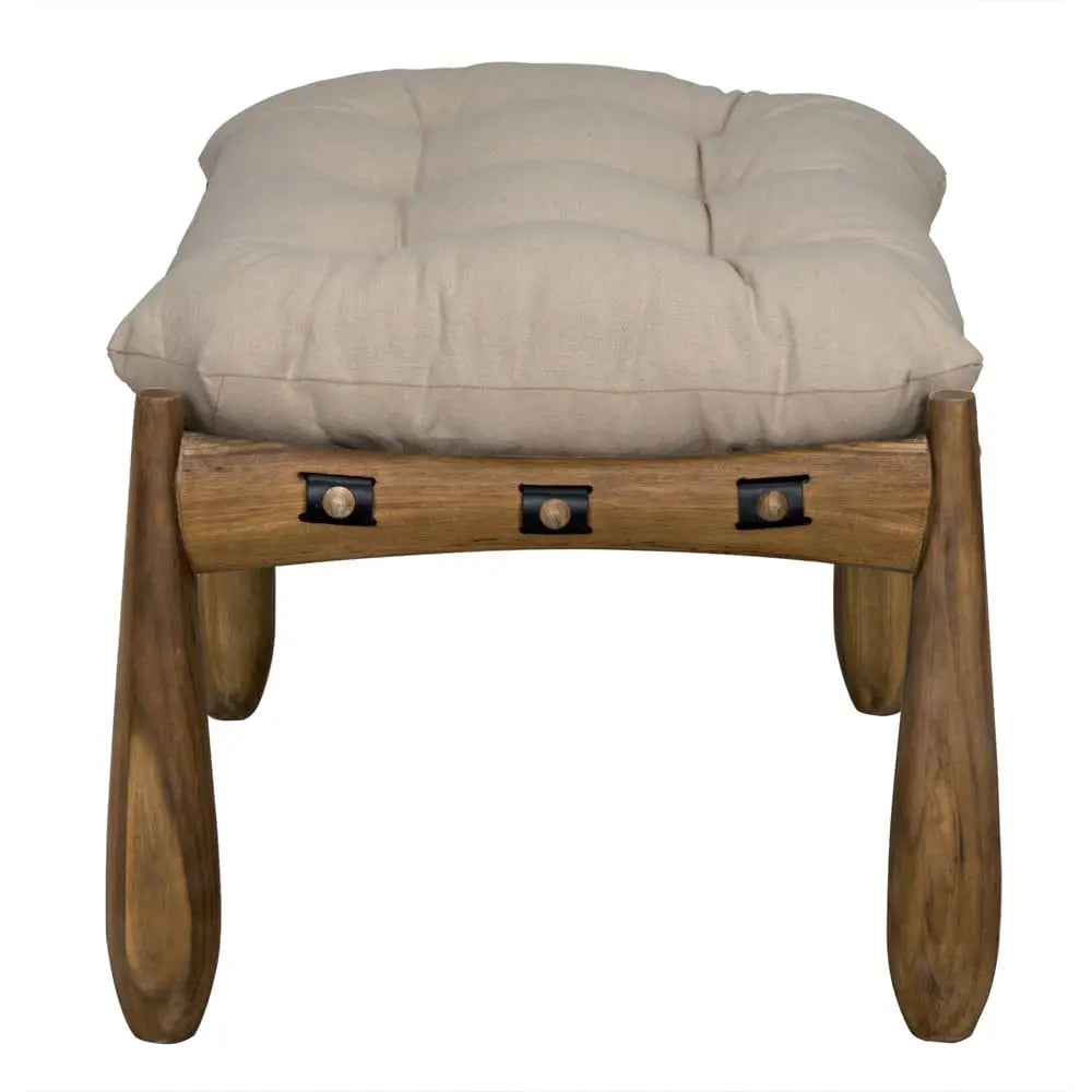 Noir Dante Stool With C Fc Upholstery