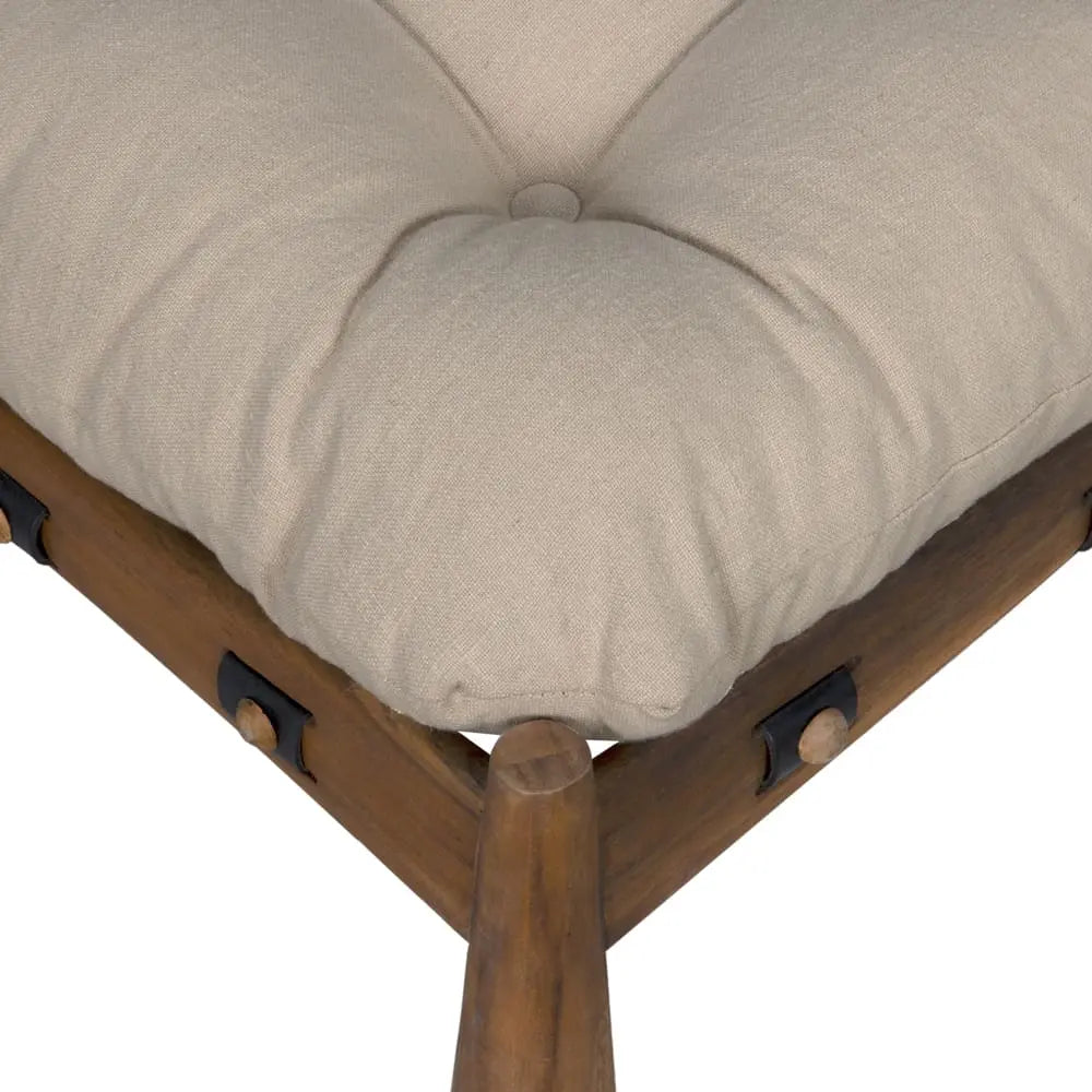 Noir Dante Stool With C Fc Upholstery