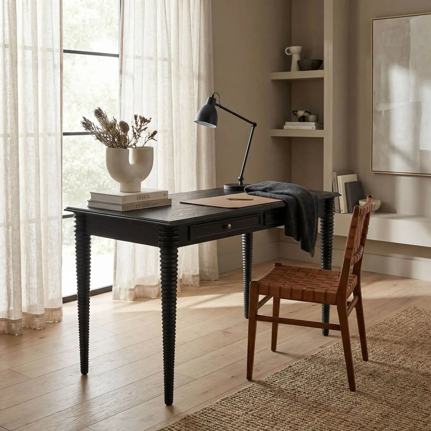 Noir Leonardo Desk
