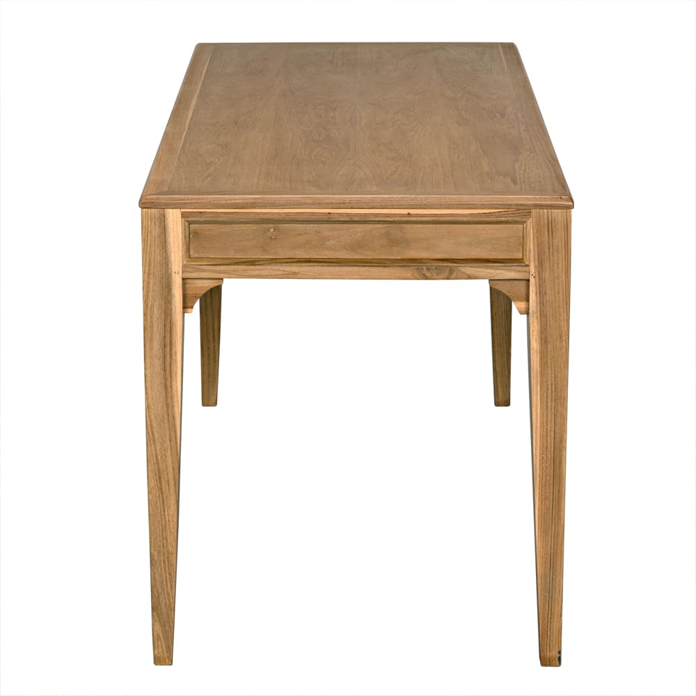 Noir Ambrose Desk, Bleached Teak